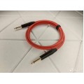 001-MRY-G6   Jack 6,3 моно <=> Jack 6,3 моно TS на TS  MrCable REASON G6 red, blue